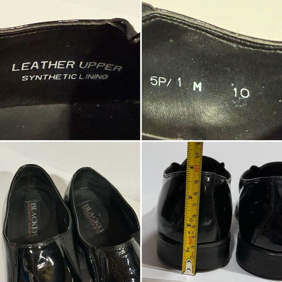 Blacker Stanley Blacker Black Patent Leather Men’s Shoes Size 10 Made In Italy main image 7